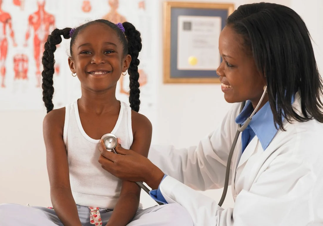 Visual for this record: A pediatric visit schedule marks when development gets a formal look