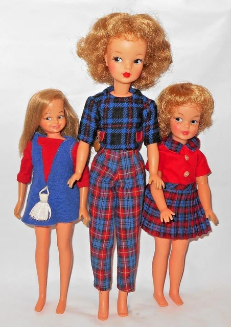 Visual for this record: In 1959, Mattel sold a grown-up doll where only baby dolls stood
