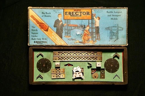 Visual for this record: A 1913 ad campaign made Erector Set an engineering toy