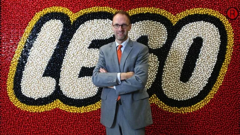Visual for this record: LEGO's own 2004 report records its steepest loss and new CEO