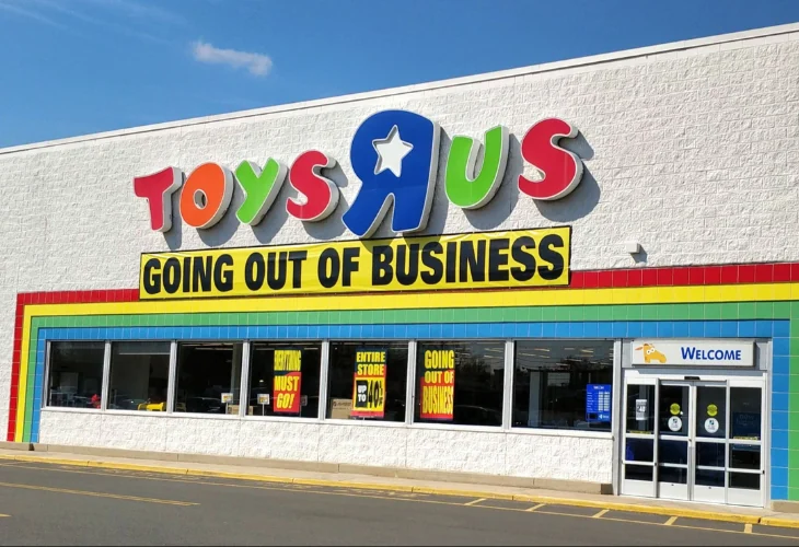 Visual for this record: Toys R Us documented its 2017 filing and 2018 closures itself